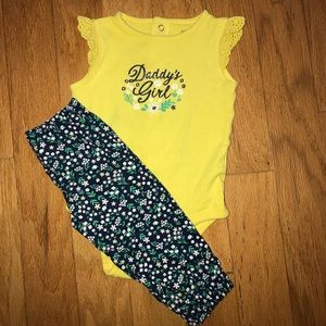 Cute two piece Daddy’s Girl from Carter’s 🍀👑🌼